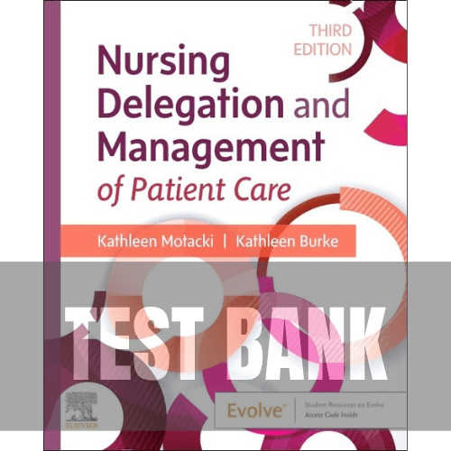 Nursing Delegation and Management of Patient Care 3rd Edition TEST BANK