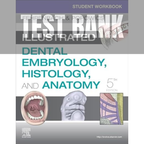 Illustrated Dental Embryology Histology and Anatomy 5th Edition TEST BANK