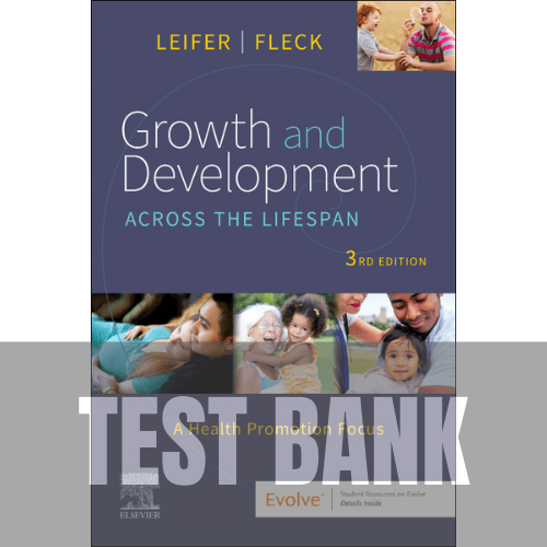 Growth and Development Across the Lifespan 3rd Edition TEST BANK