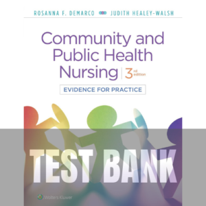 109S Community and Public Health Nursing Evidence for Practice 3rd Edition TEST BANK