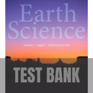 Earth Science 14th Edition TEST BANK