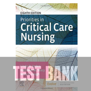 Priorities in Critical Care Nursing 8th Edition TEST BANK