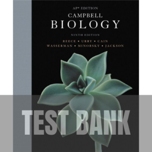 155S Campbell Biology 9th Edition TEST BANK