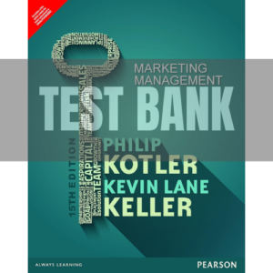 Marketing Management 15th Edition TEST BANK